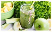 Green Pineapple Smoothie image.